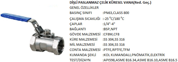 disli-paslanmaz-celik-kuresel-vana-red-genel-ozellik